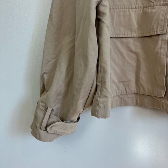 Modesens Ichi Women’s 36 Us Small Oversized Bazoza Jacket Coat Doeskin Neutral - Picture 12 of 15